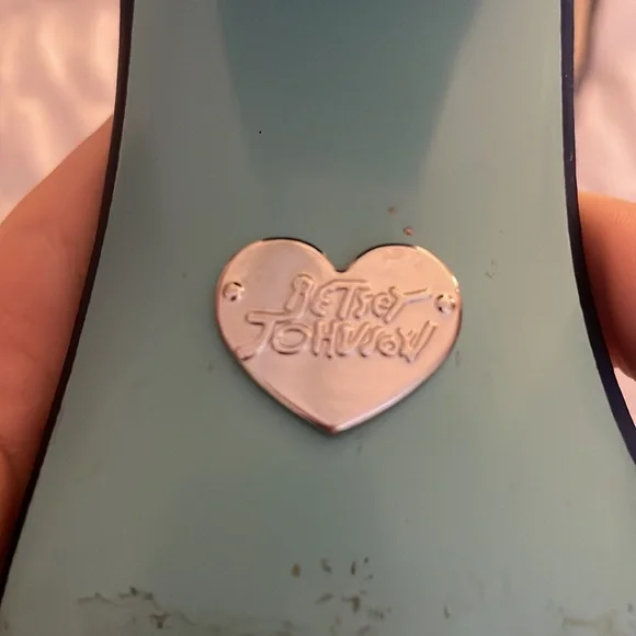 Blue sparkly 2 inch heels - Picture 3 of 5